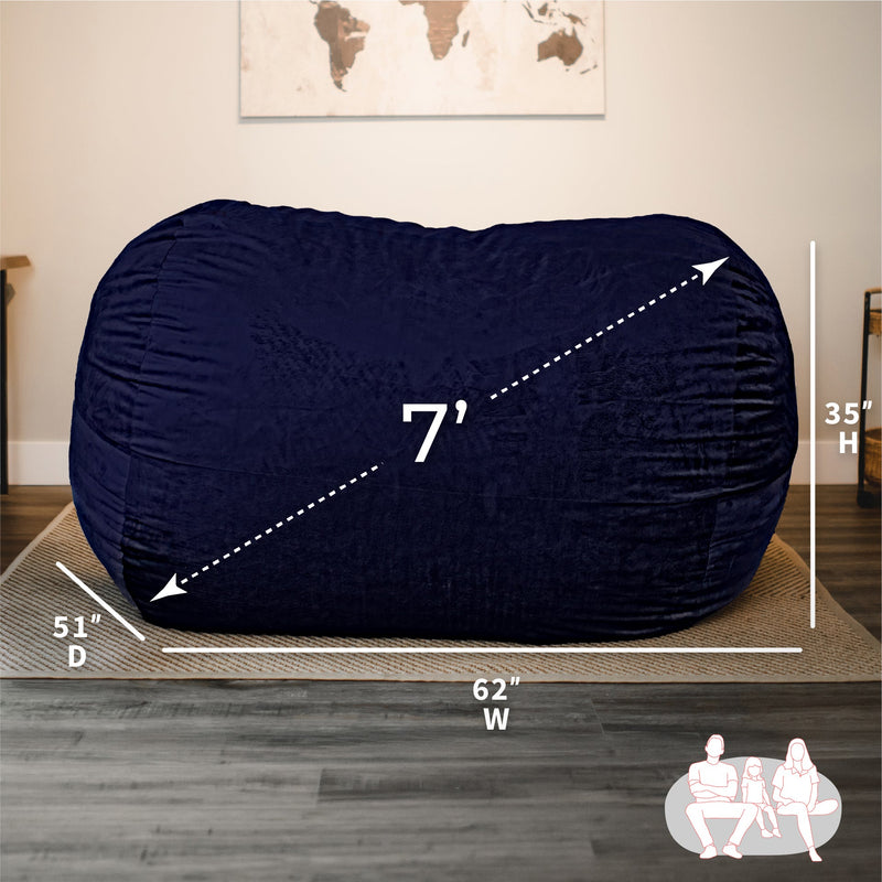Load image into Gallery viewer, Fuf® 7Ft Foam Bean Bag
