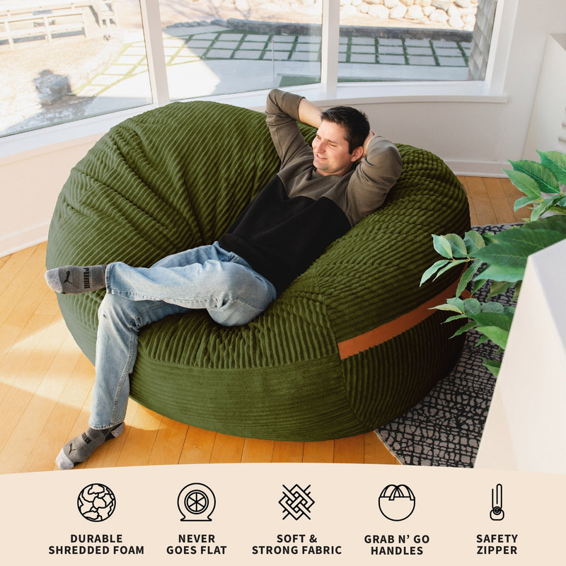 Load image into Gallery viewer, Fuf® 7Ft Foam Bean Bag
