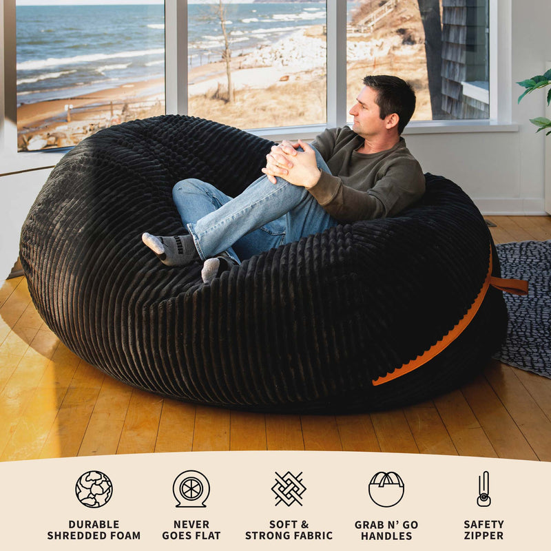 Load image into Gallery viewer, Fuf® 7Ft Foam Bean Bag
