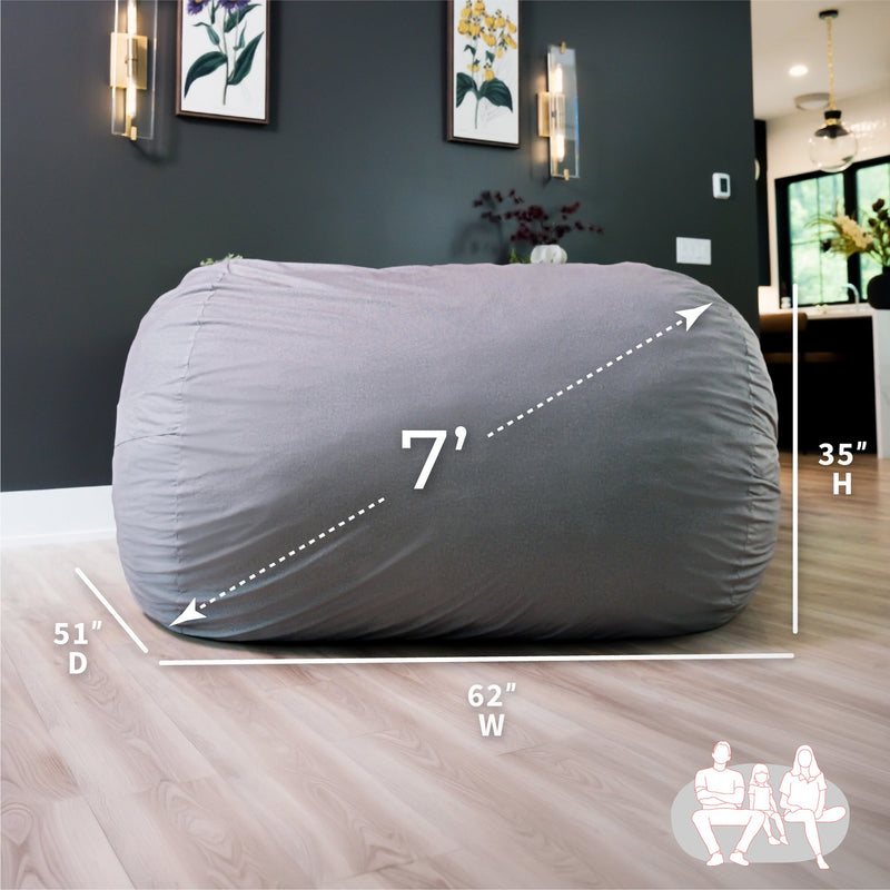 Load image into Gallery viewer, Fuf® 7Ft Foam Bean Bag
