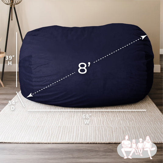 Fuf® 8Ft Giant Bean Bag