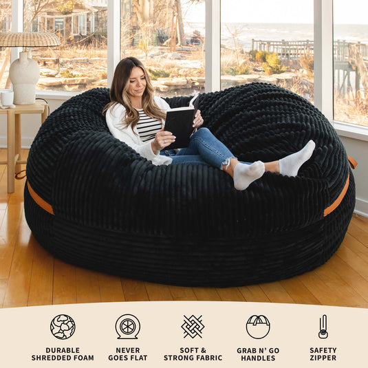 Fuf® 8Ft Giant Bean Bag