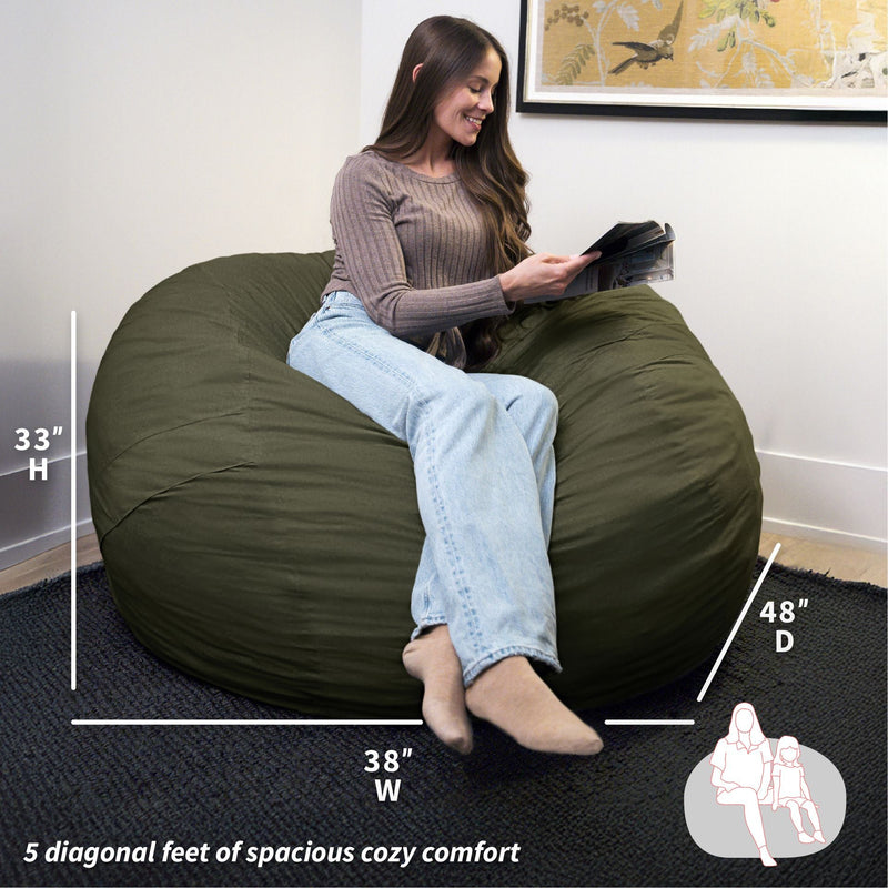 Load image into Gallery viewer, Fuf® 5Ft Foam Bean Bag
