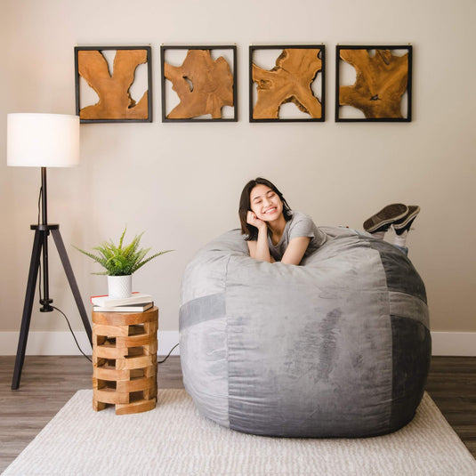Fuf® 5Ft Foam Bean Bag