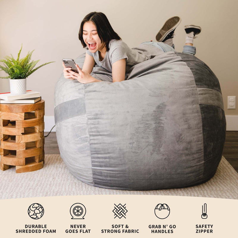 Load image into Gallery viewer, Fuf® 5Ft Foam Bean Bag
