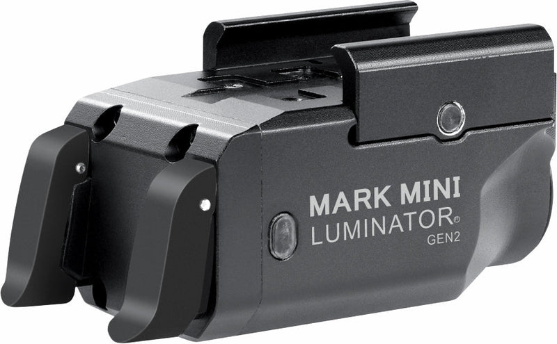 Load image into Gallery viewer, Mark Mini Pistol Light w/ NFA Tritium Night Sights Bundle w/ White Inserts. For Glock, Walther PDP and Ruger RMX.
