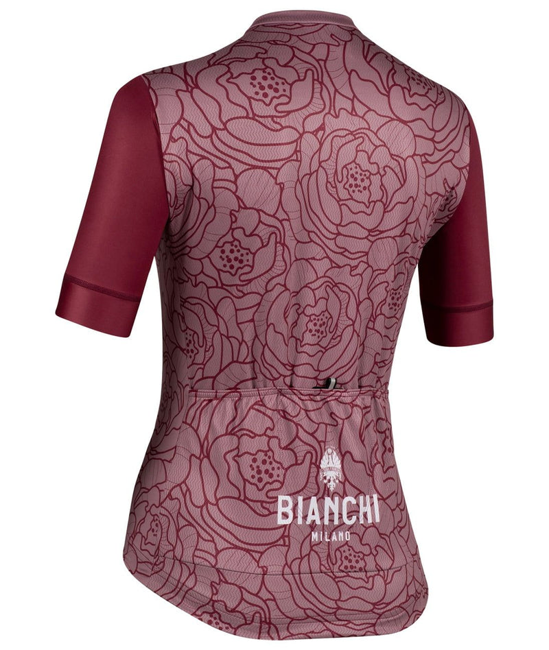 Load image into Gallery viewer, Bianchi Milano Sosio Women&#39;s Cycling Jersey (Plum) XS, S, M, L, XL
