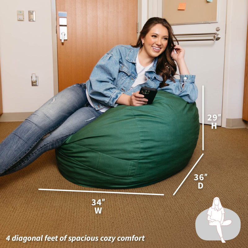 Load image into Gallery viewer, Fuf® 4Ft Foam Bean Bag
