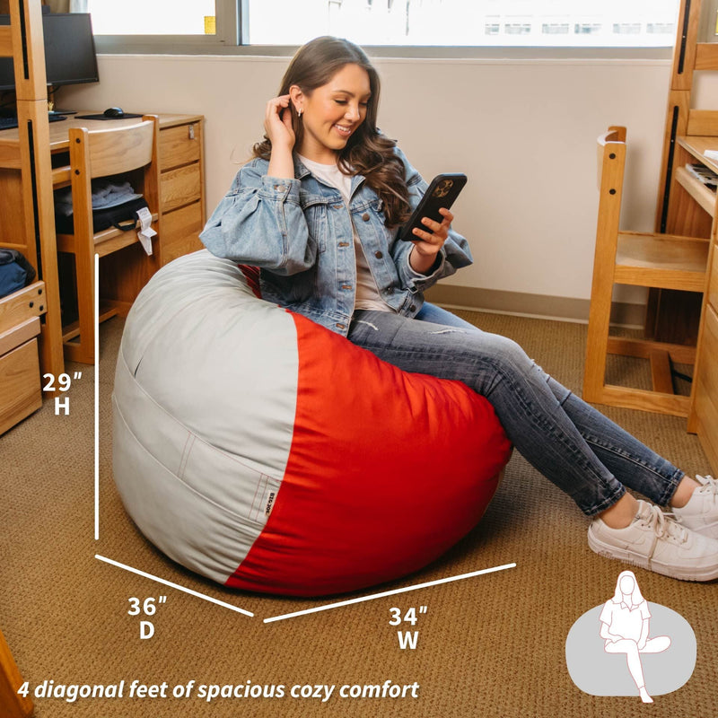 Load image into Gallery viewer, Fuf® 4Ft Foam Bean Bag
