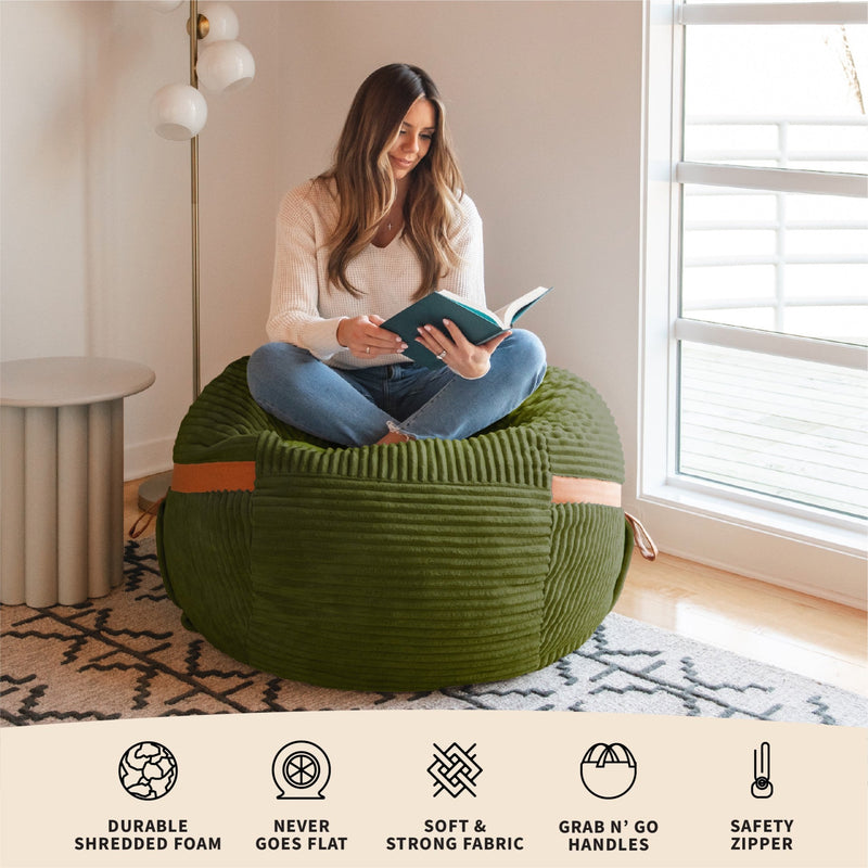 Load image into Gallery viewer, Fuf® 4Ft Foam Bean Bag
