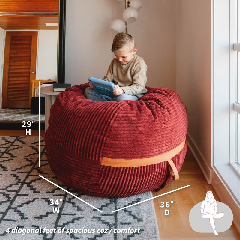 Load image into Gallery viewer, Fuf® 4Ft Foam Bean Bag
