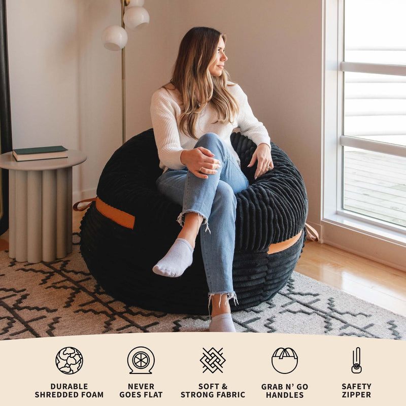 Load image into Gallery viewer, Fuf® 4Ft Foam Bean Bag
