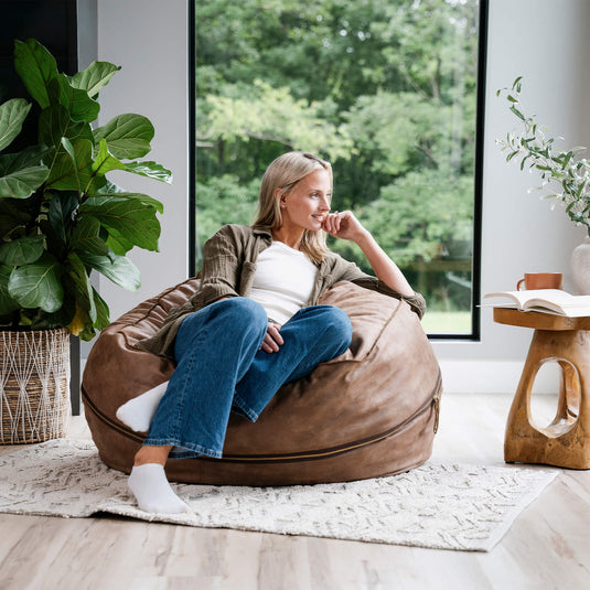 Fuf® 4Ft Foam Bean Bag