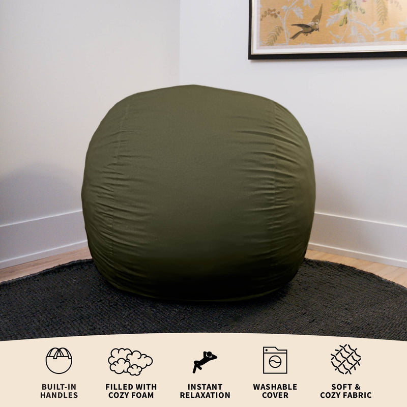 Load image into Gallery viewer, Fuf® 4Ft Foam Bean Bag
