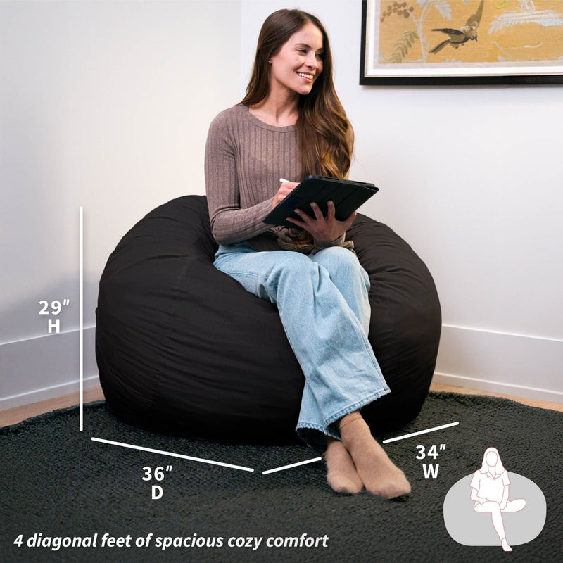 Load image into Gallery viewer, Fuf® 4Ft Foam Bean Bag
