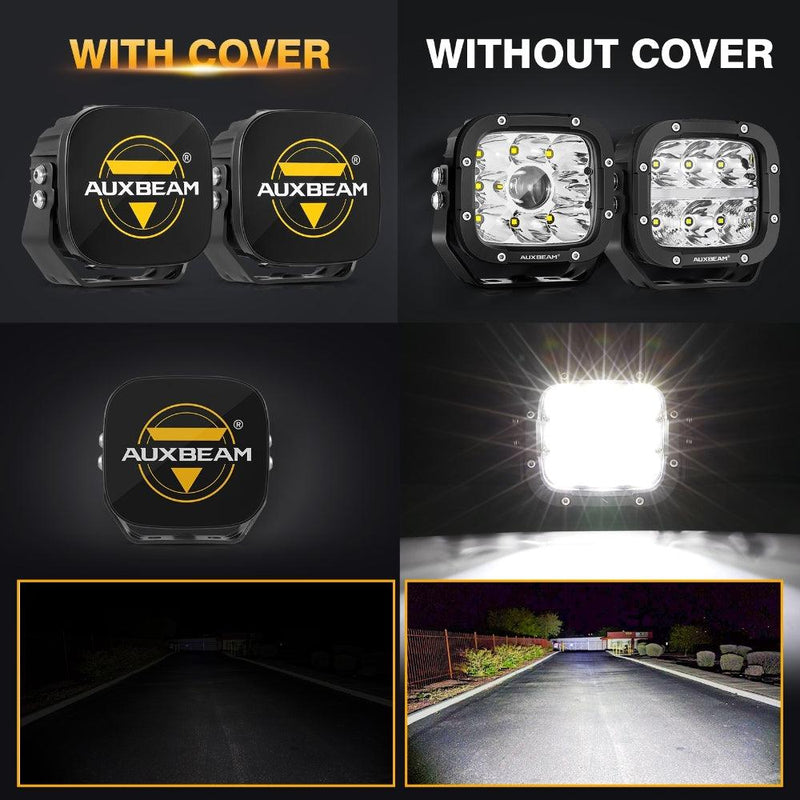 Load image into Gallery viewer, 5 Inch LED Driving Light Black Cover Light Shield Cover

