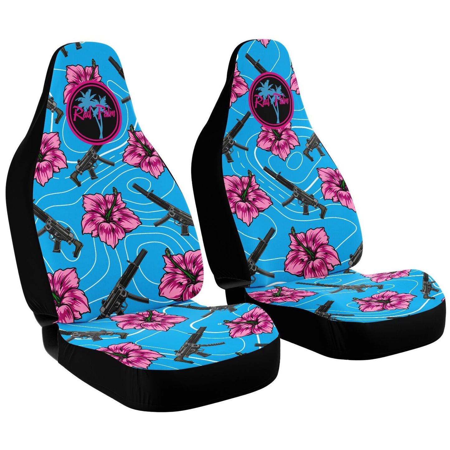 Rad Palm High Capacity Hibiscus Seat Covers