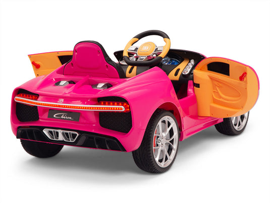 Bugatti Battery Powered RC Ride On Car W/Magic Cars® Wireless Parental Control