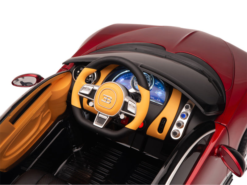 Load image into Gallery viewer, Bugatti Battery Powered RC Ride On Car W/Magic Cars® Wireless Parental Control
