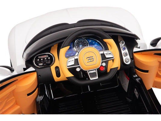 Bugatti Battery Powered RC Ride On Car W/Magic Cars® Wireless Parental Control