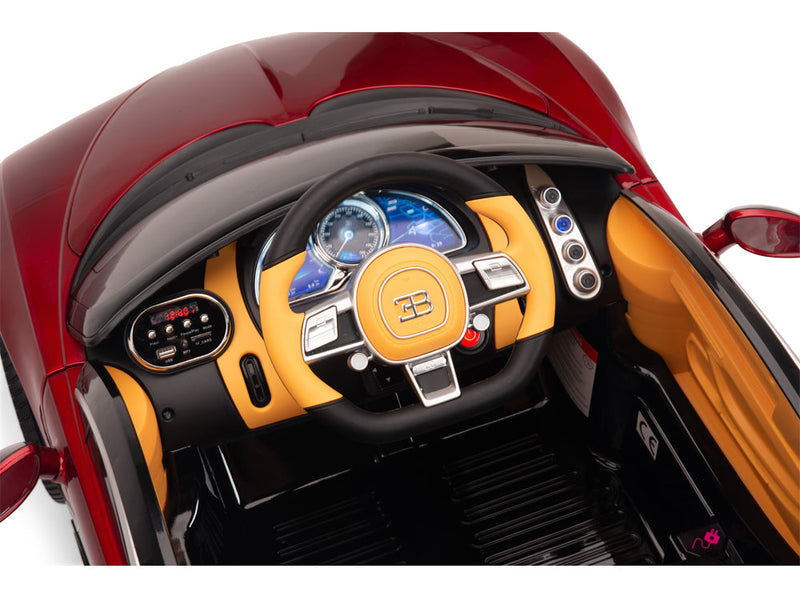Load image into Gallery viewer, Bugatti Battery Powered RC Ride On Car W/Magic Cars® Wireless Parental Control
