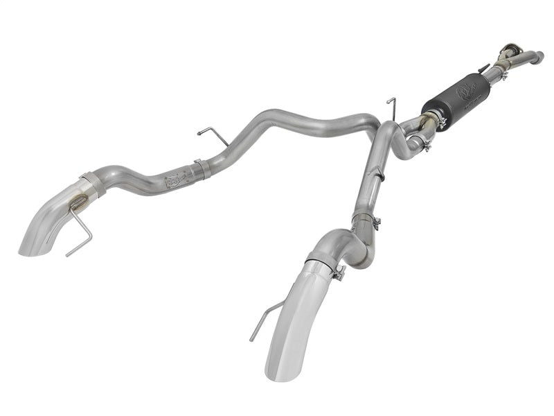 Load image into Gallery viewer, aFe MACH Force-XP Cat-Back Exhaust w/ Dual Hi-Tuck Pol Tips 17-18 Ford F-150 Raptor V6-3.5L
