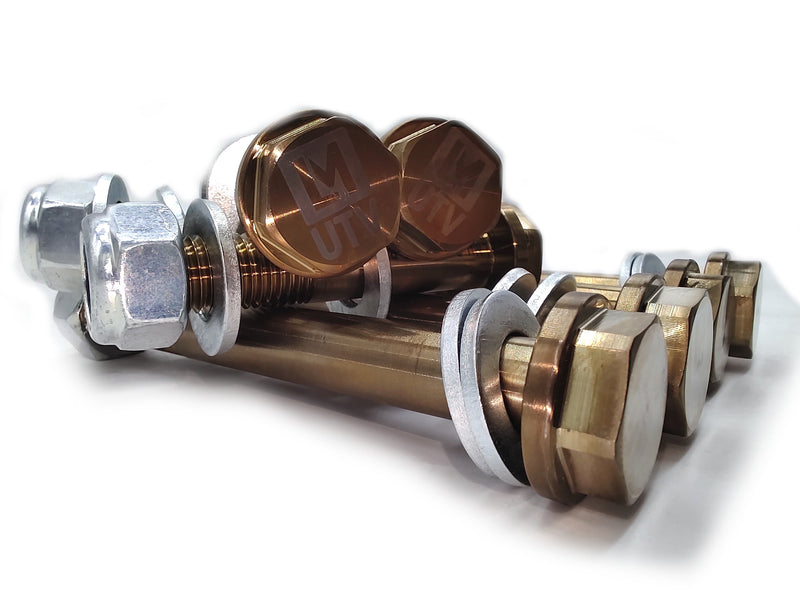 Load image into Gallery viewer, Polaris Pro R and Turbo R High Strength Rear Radius Rod Bolt Kit
