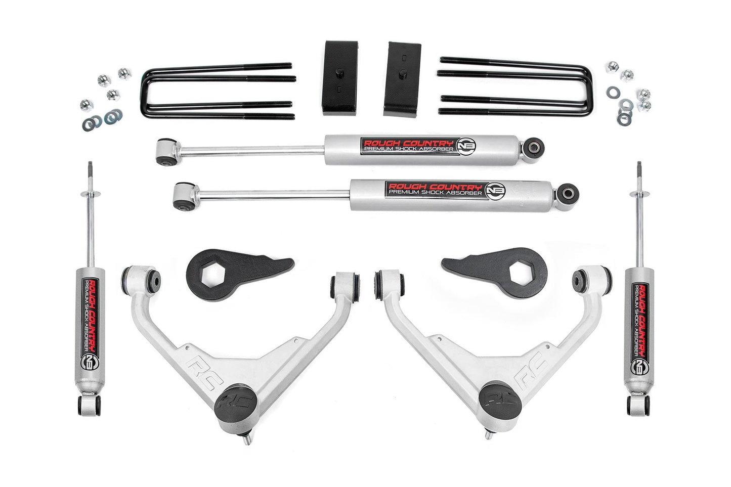 3 Inch Lift Kit | FK/FF Code | Chevy/GMC Sierra/Silverado 2500 HD Suburban/Yukon XL 2500 (01-10)