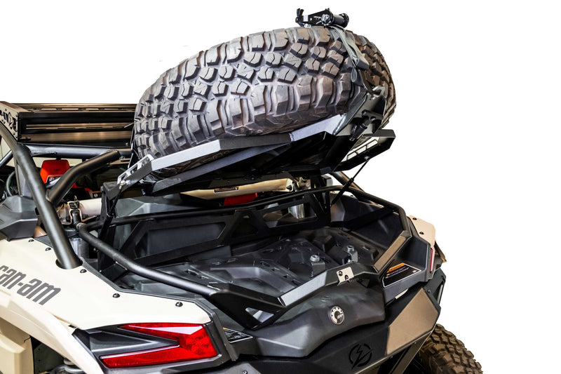 Load image into Gallery viewer, 2017-2024 Can Am X3 Maverick Volt Series Baja Spare Tire Rack
