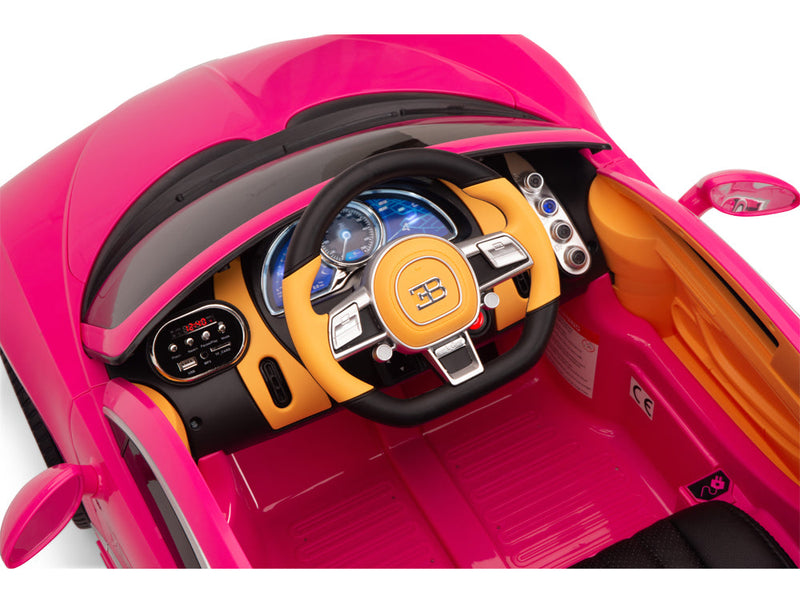 Load image into Gallery viewer, Bugatti Battery Powered RC Ride On Car W/Magic Cars® Wireless Parental Control
