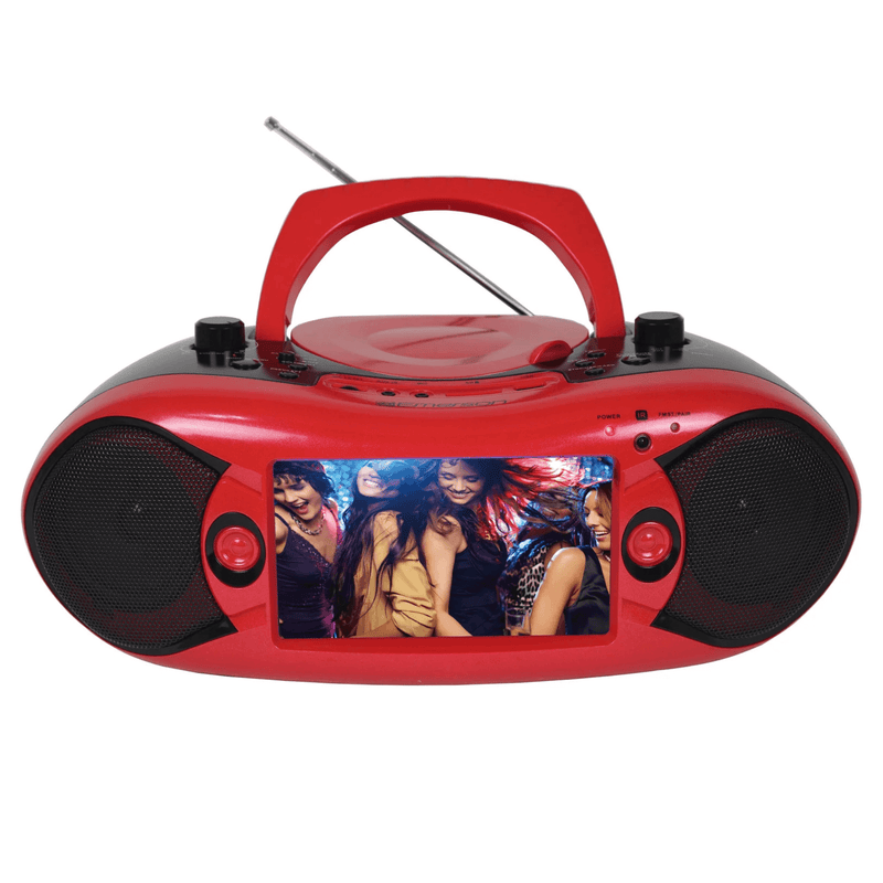 Load image into Gallery viewer, Emerson 7&quot; Bluetooth DVD Boombox with AMFM Radio &amp; Digital TV

