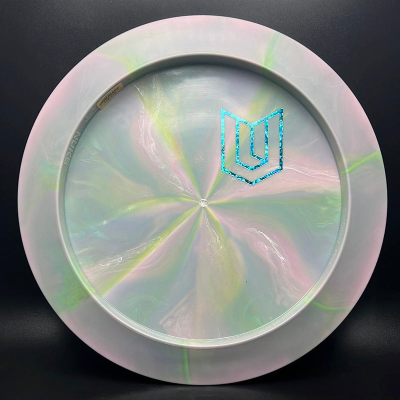 Load image into Gallery viewer, ESP Swirl Nuke - Paul Ulibarri Shield Bottom Stamp
