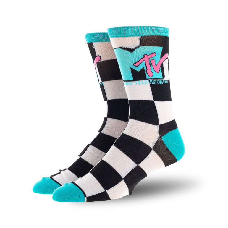 Load image into Gallery viewer, MTV Logo Checkered
