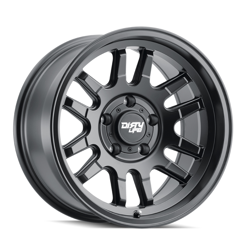 Load image into Gallery viewer, Dirty Life 9310 Canyon 17x9 / 6x139.7 BP / -12mm Offset / 106mm Hub Matte Black Wheel
