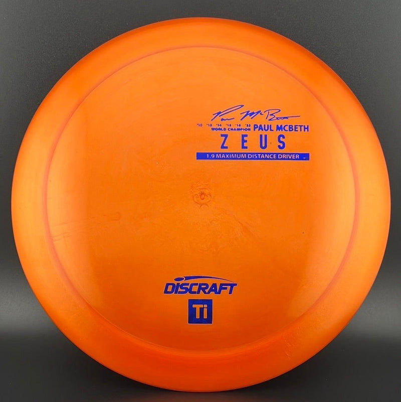 Load image into Gallery viewer, Titanium Zeus - First Run - Paul McBeth Limited Edition
