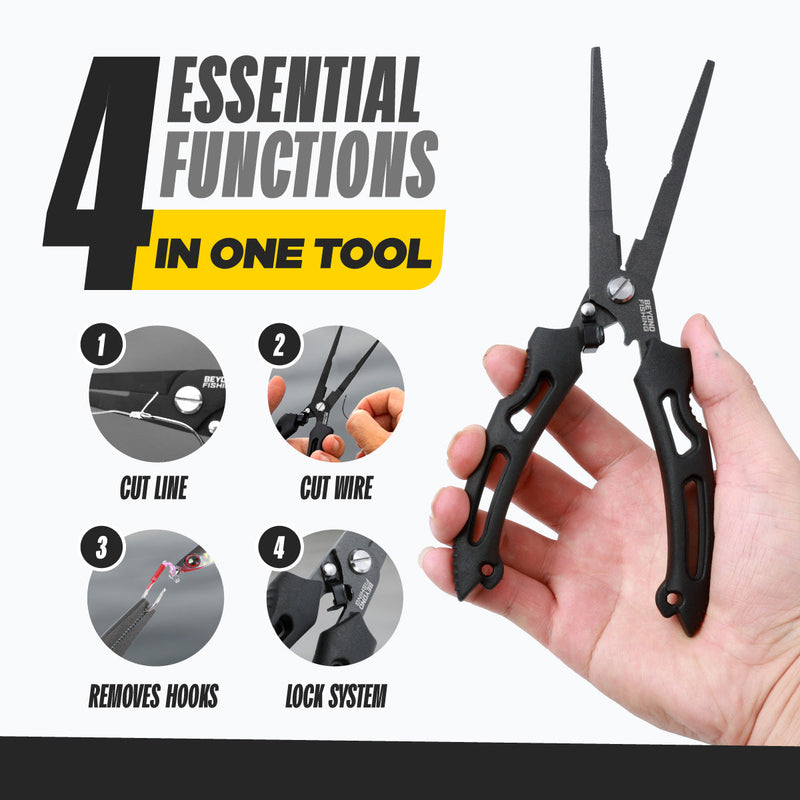 Load image into Gallery viewer, Beyond Fishing 8.5” Long Nose Fishing Pliers
