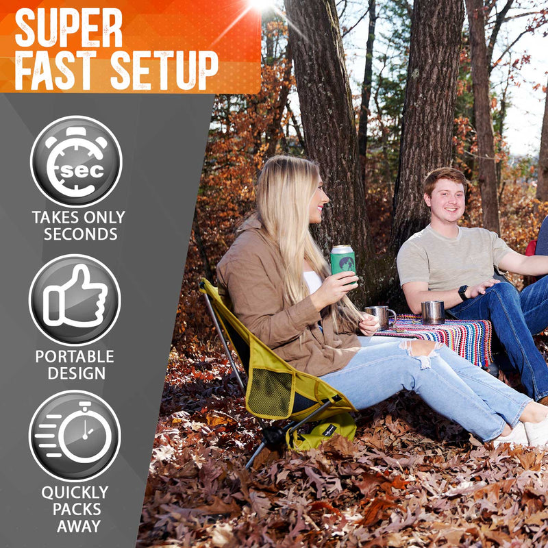 Load image into Gallery viewer, Pike Trail Ultralight Compact Outdoor Camping Tailgate Festival Beach Chair
