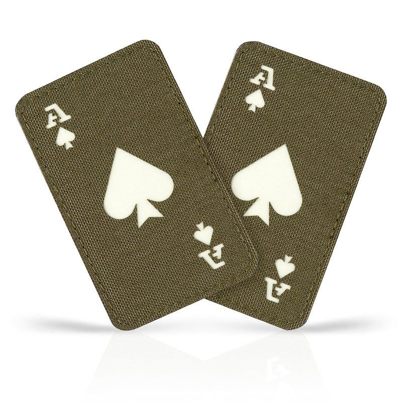 Load image into Gallery viewer, M-Tac patch Ace of Spades Laser Cut - (Set of 2)
