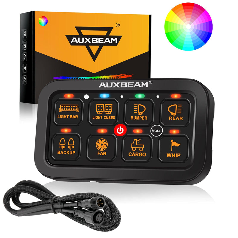 Load image into Gallery viewer, RGB Series 6/8/12 Gang LED Switch Panel,Off Road Light Controller
