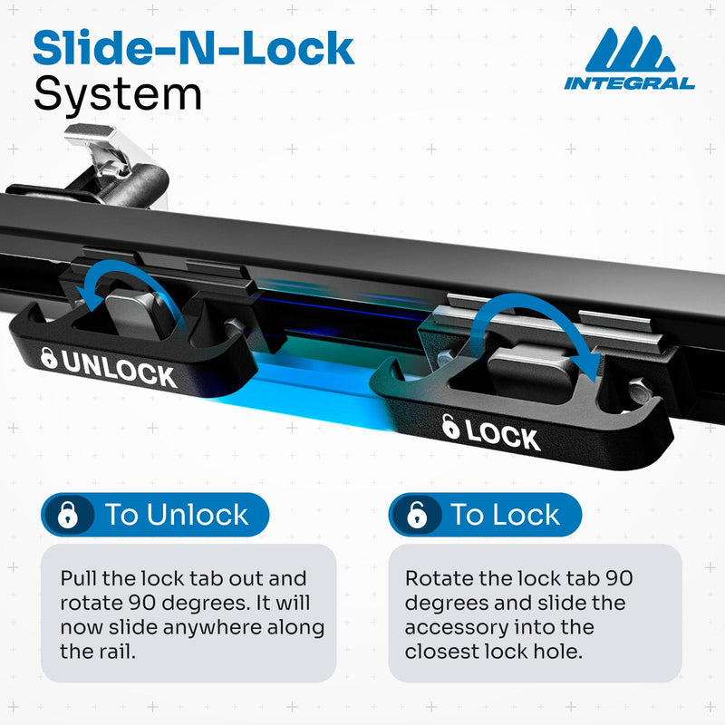 Load image into Gallery viewer, Integral Rails - Bedside Rail System - Chevrolet Silverado &amp; GMC Sierra 1500 (2019+)
