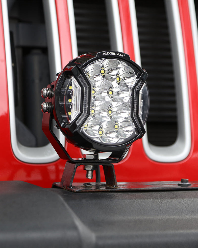 Load image into Gallery viewer, V-ULTRA Series | 5 Inch 172W LED Side Shooter White Pod Lights with Amber DRL
