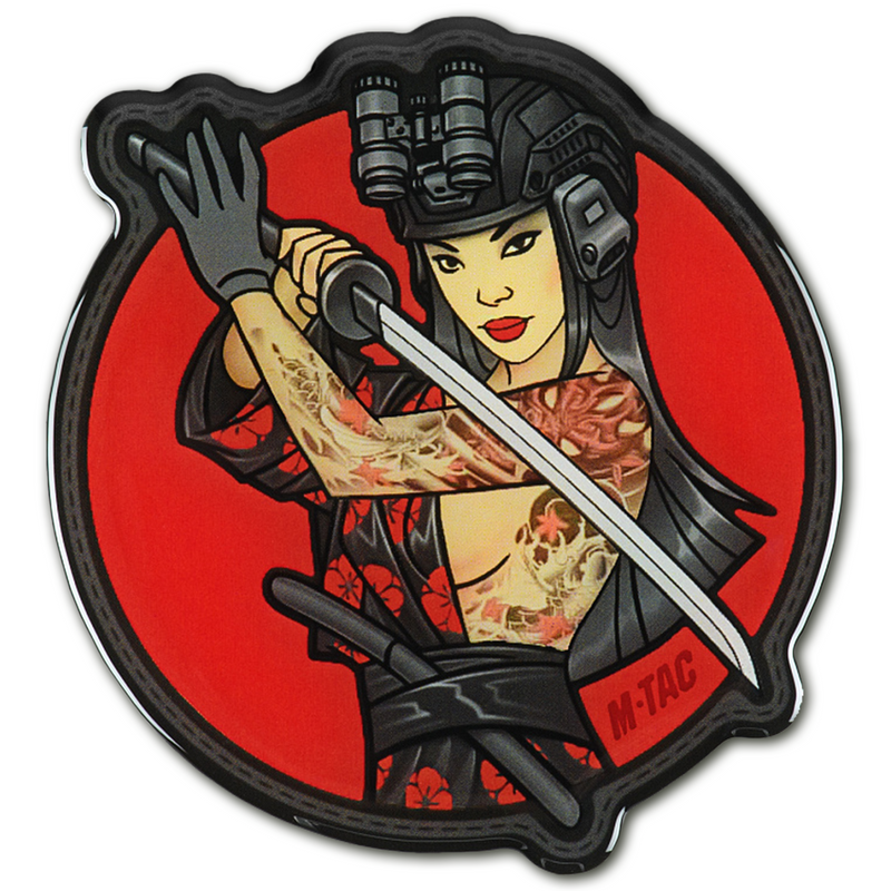Load image into Gallery viewer, M-Tac Morale Sticker Tactical Girl
