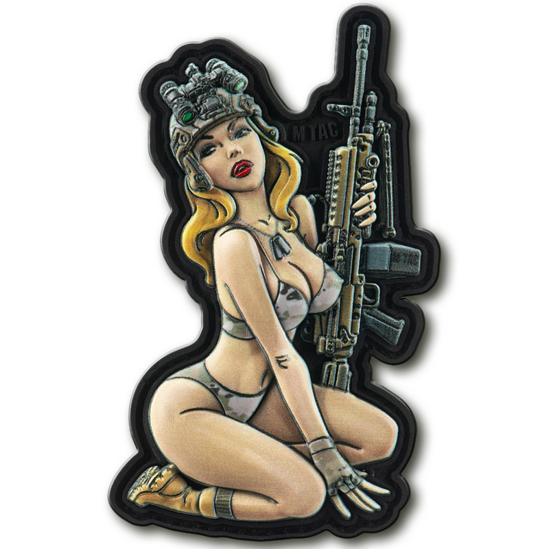 Load image into Gallery viewer, M-Tac Morale Patch Tactical Girl

