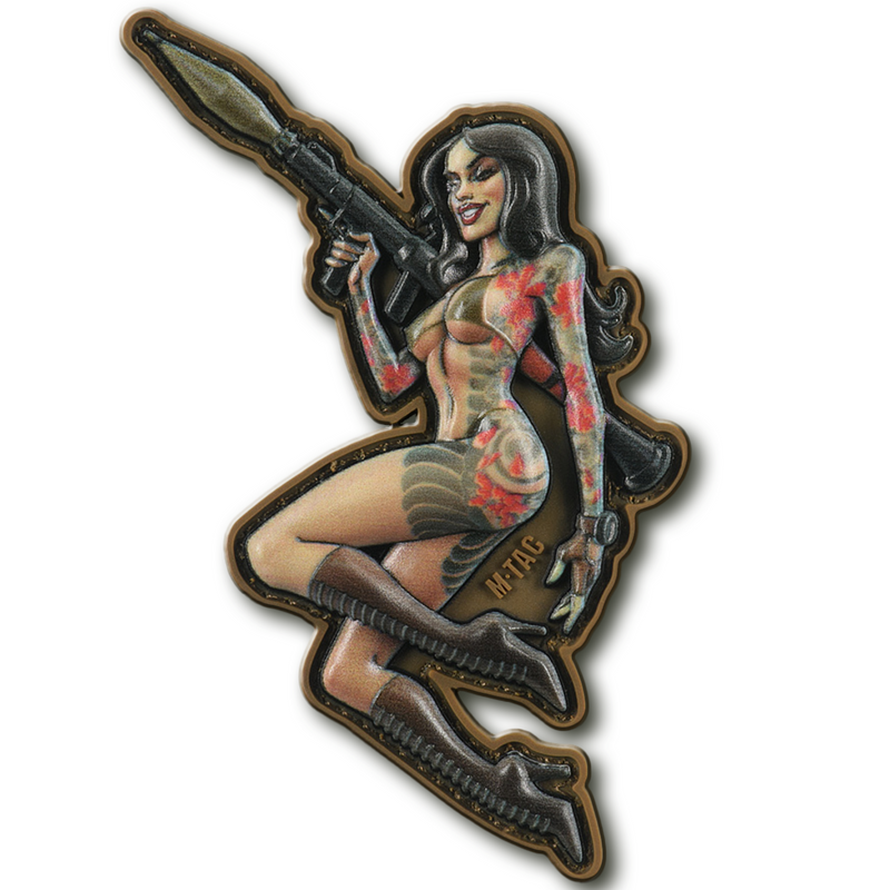 Load image into Gallery viewer, M-Tac Morale Patch Tactical Girl
