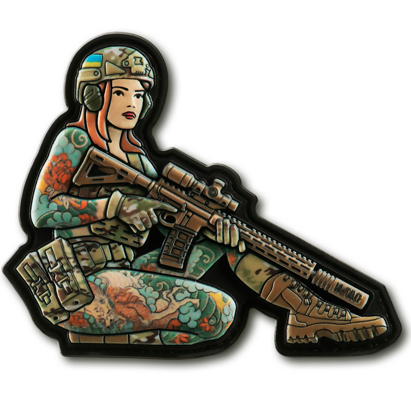 Load image into Gallery viewer, M-Tac Morale Patch Tactical Girl
