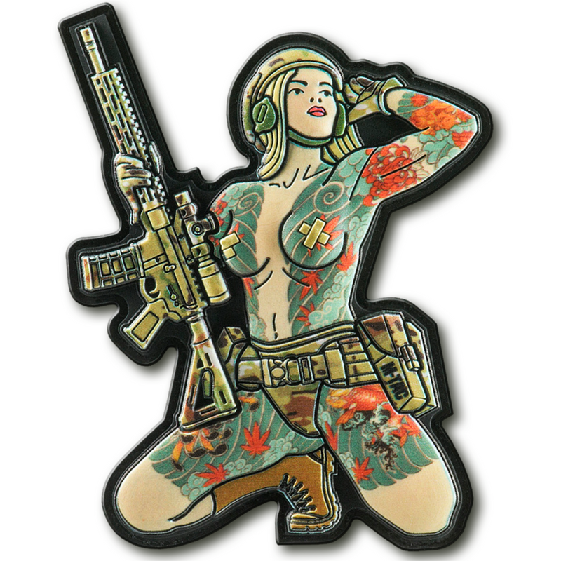 Load image into Gallery viewer, M-Tac Morale Patch Tactical Girl
