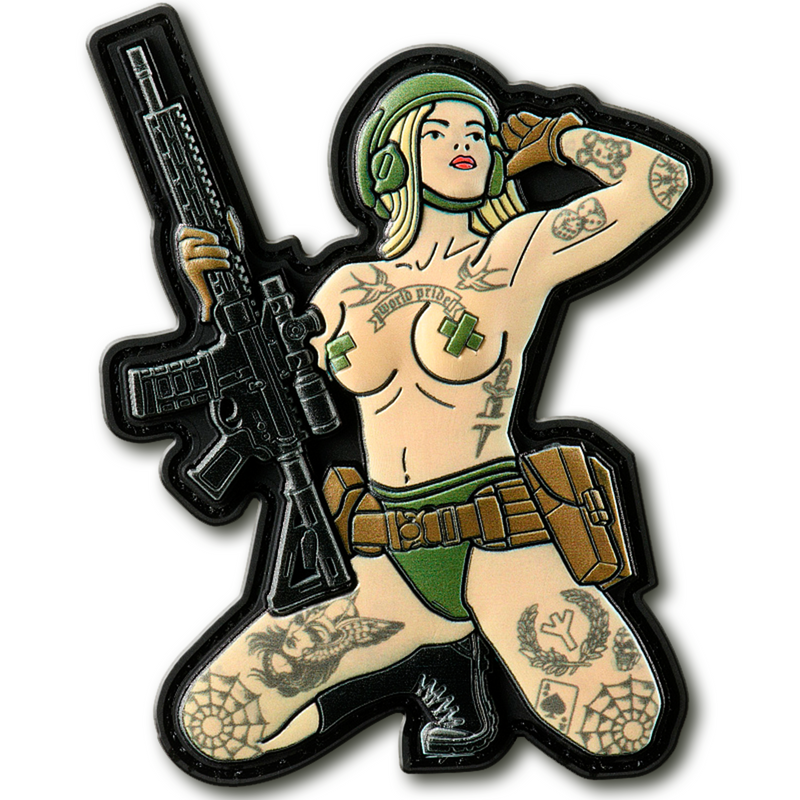 Load image into Gallery viewer, M-Tac Morale Patch Tactical Girl
