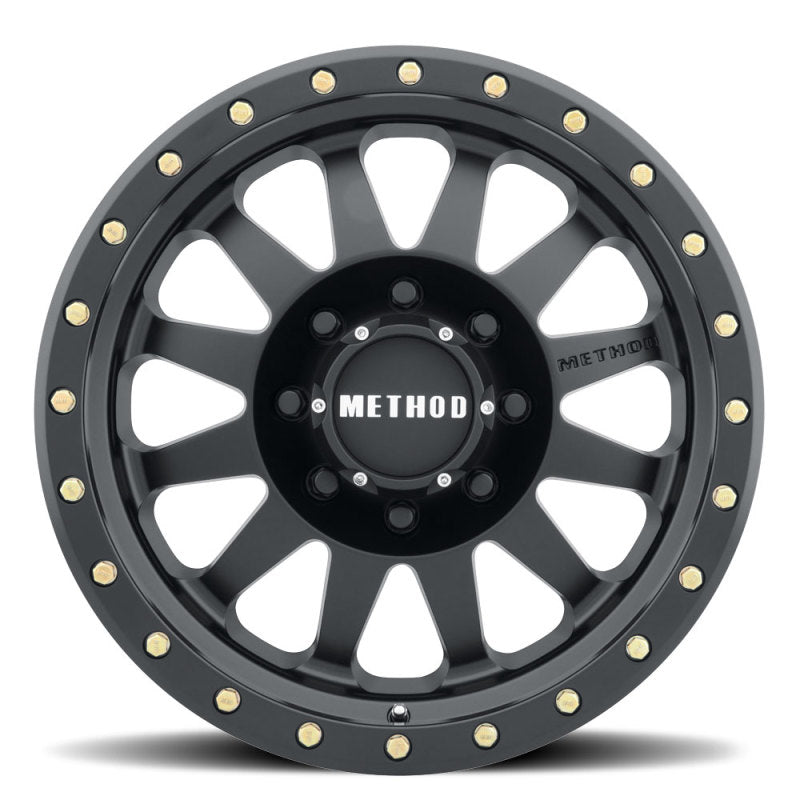Load image into Gallery viewer, Method MR304 Double Standard 18x9 +18mm Offset 8x6.5 130.81mm CB Matte Black Wheel
