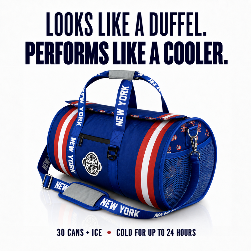 Load image into Gallery viewer, New York Duffel Cooler - Blue
