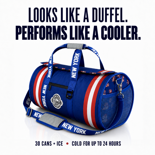 New York Duffel Cooler - Blue